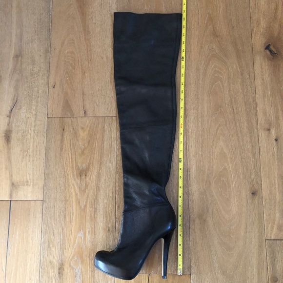 TOPSHOP Barley Over the Knee Platform Thigh High Boots sz 8.5 - Picture 7 of 14